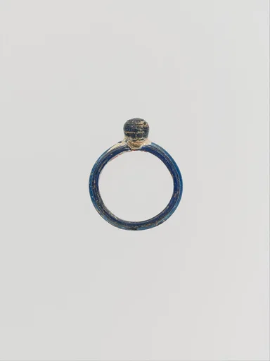 Glass finger ring