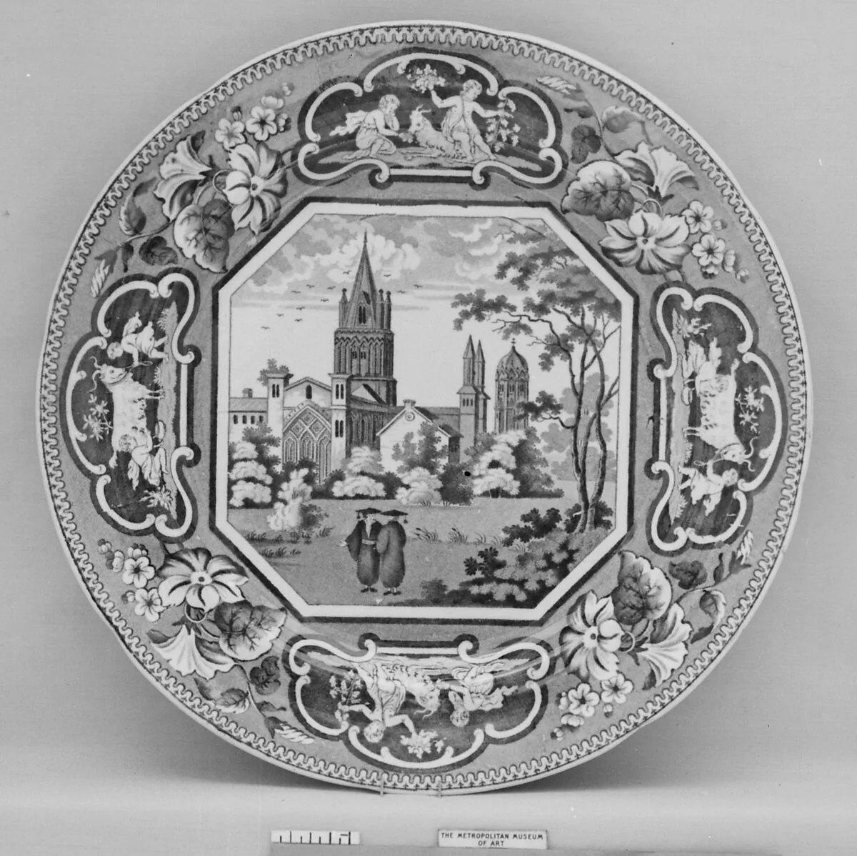 Plate — J. and W. Ridgway, Cauldon, Stoke