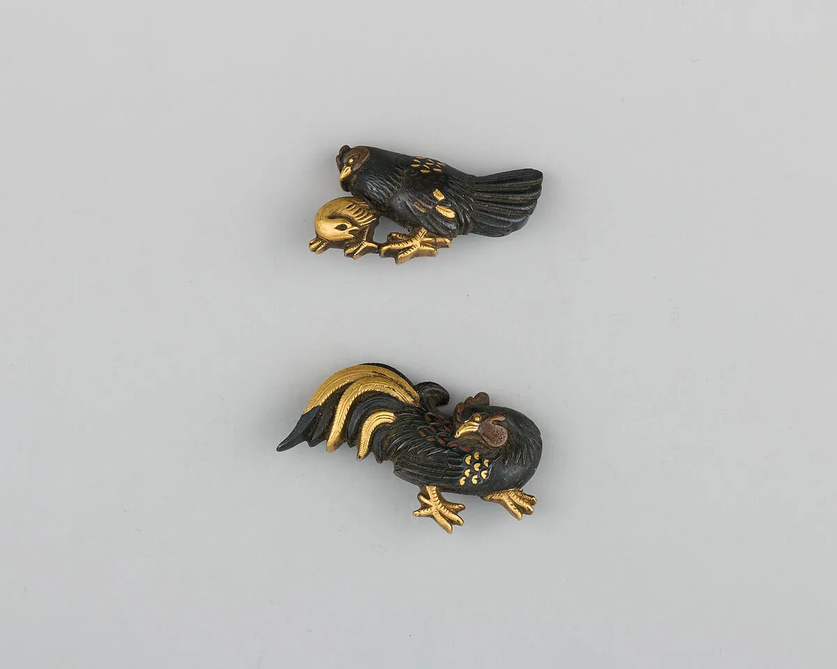 Pair of Sword-Grip Ornaments (Menuki) — Unknown