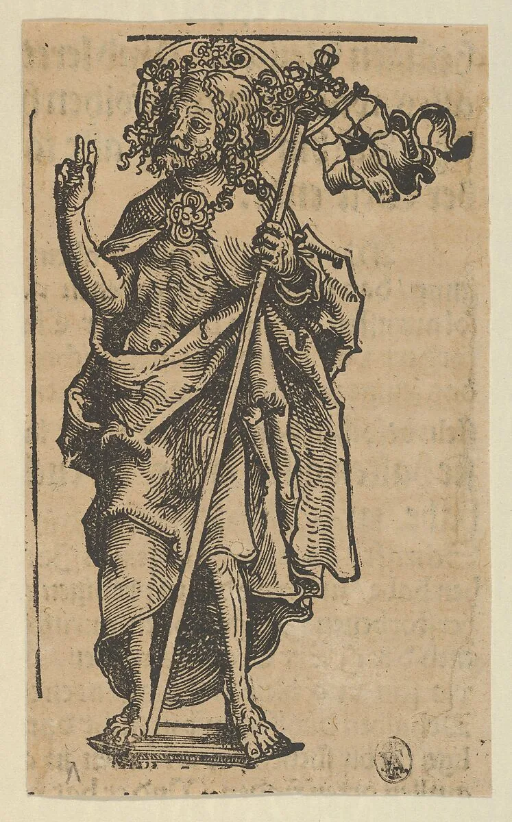 Silver Statuette of the Risen Christ, from the Wittenberg Reliquaries — Lucas Cranach the Elder