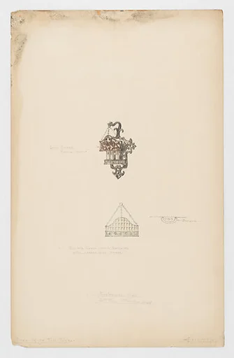 Two designs for wall sconces