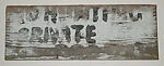 [Hand-painted Sign: "No Hunting, Private"]
