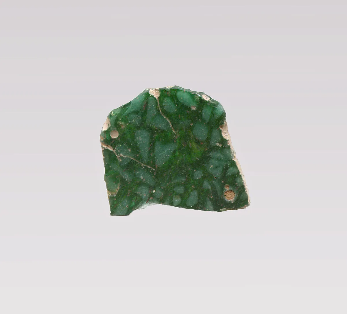Glass mosaic inlay fragment — Unknown