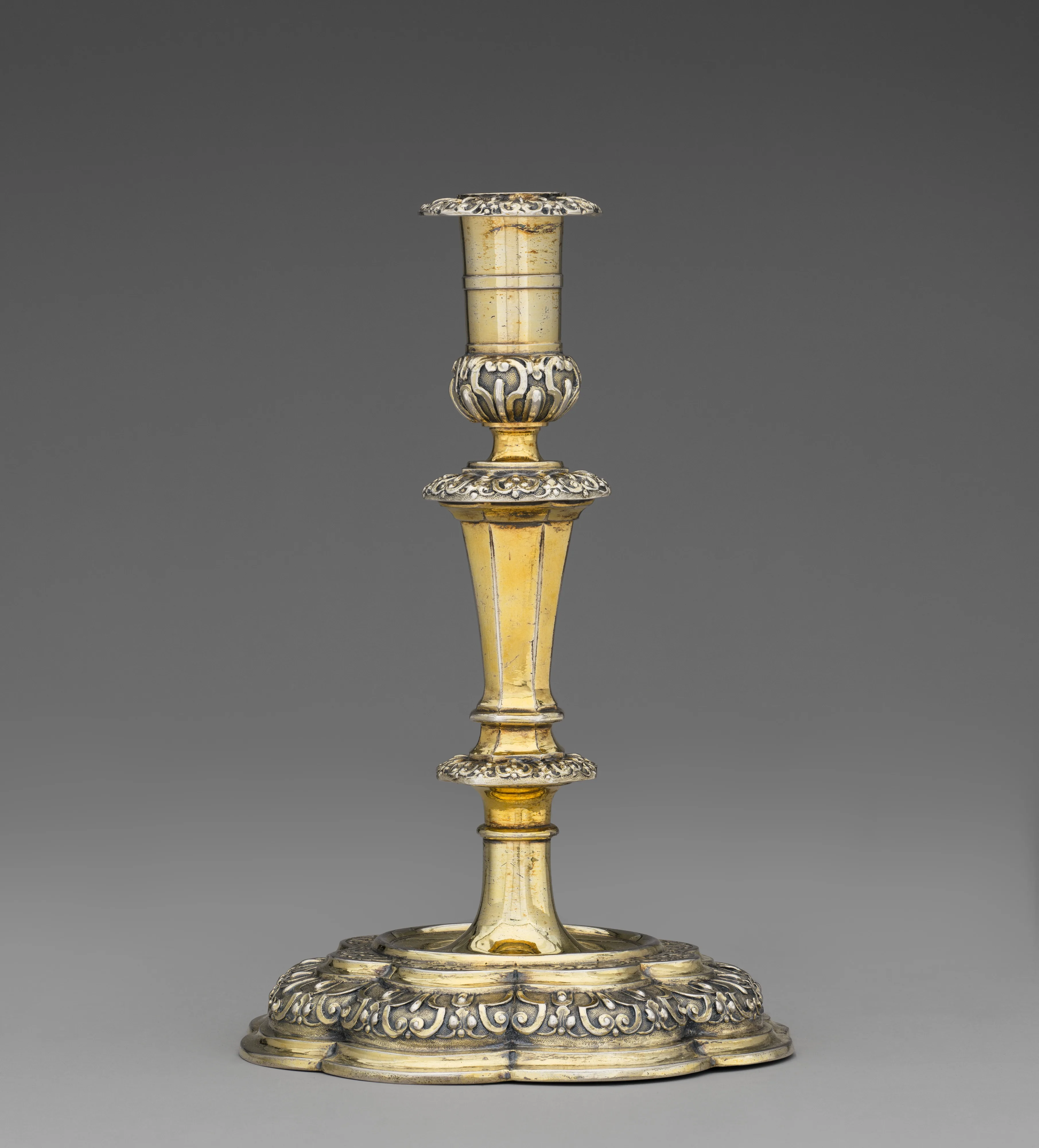 Candlestick (part of a set of four) — (Johann) Daniel Schäffler I
