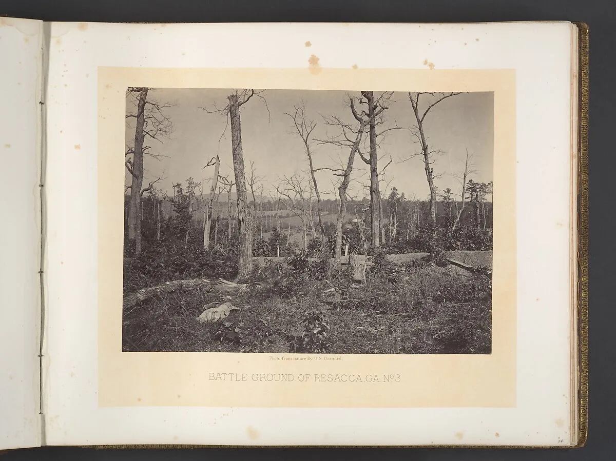 Battle Ground of Resacca, Georgia No. 3 — George N. Barnard
