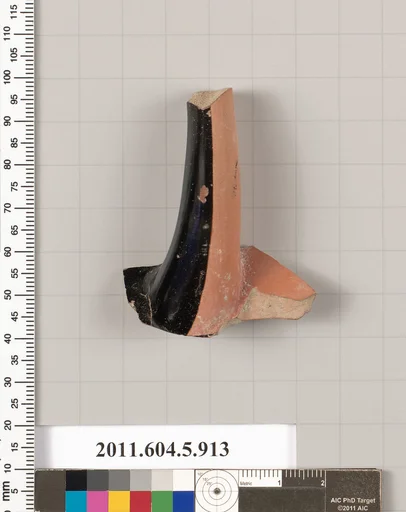 Terracotta fragment of a kylix (drinking cup)