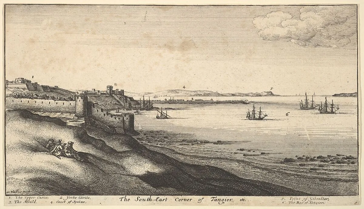 South East Corner of Tangier — Wenceslaus Hollar