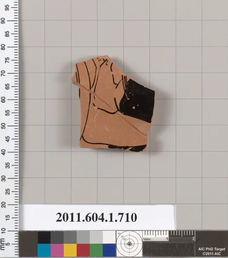 Terracotta fragment of a kylix (drinking cup)