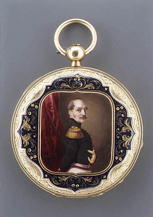 Watch with a portrait of Nicholas I, czar of Russia (r. 1825–55) — Firm of Perret & Cie