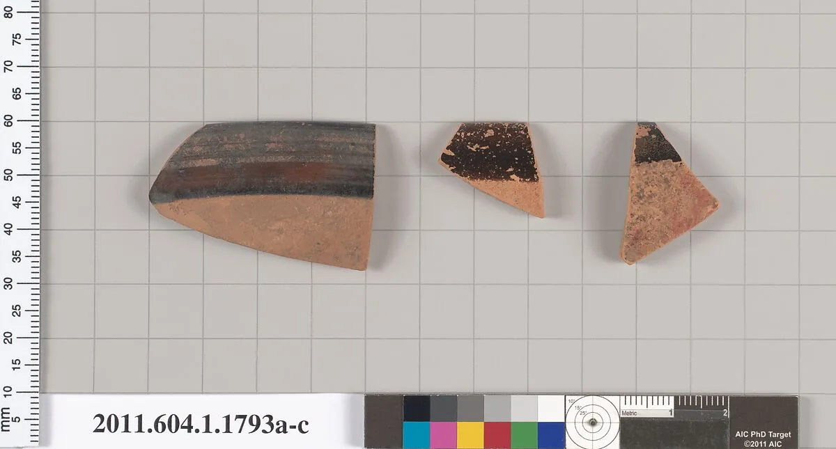 Terracotta rim fragments of kylikes(drinking cups) — Unknown