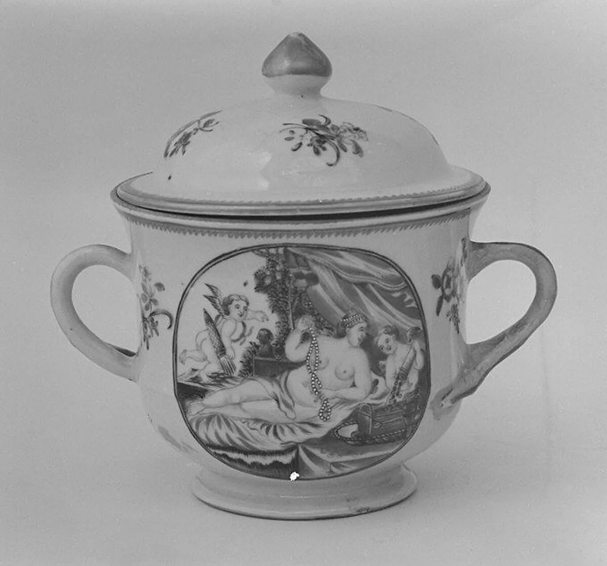 Sugar bowl with cover (part of a service) — Unknown