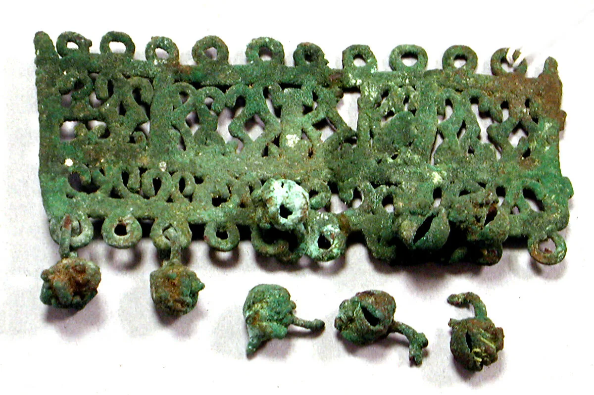 Copper Ornament with Dangles — Unknown