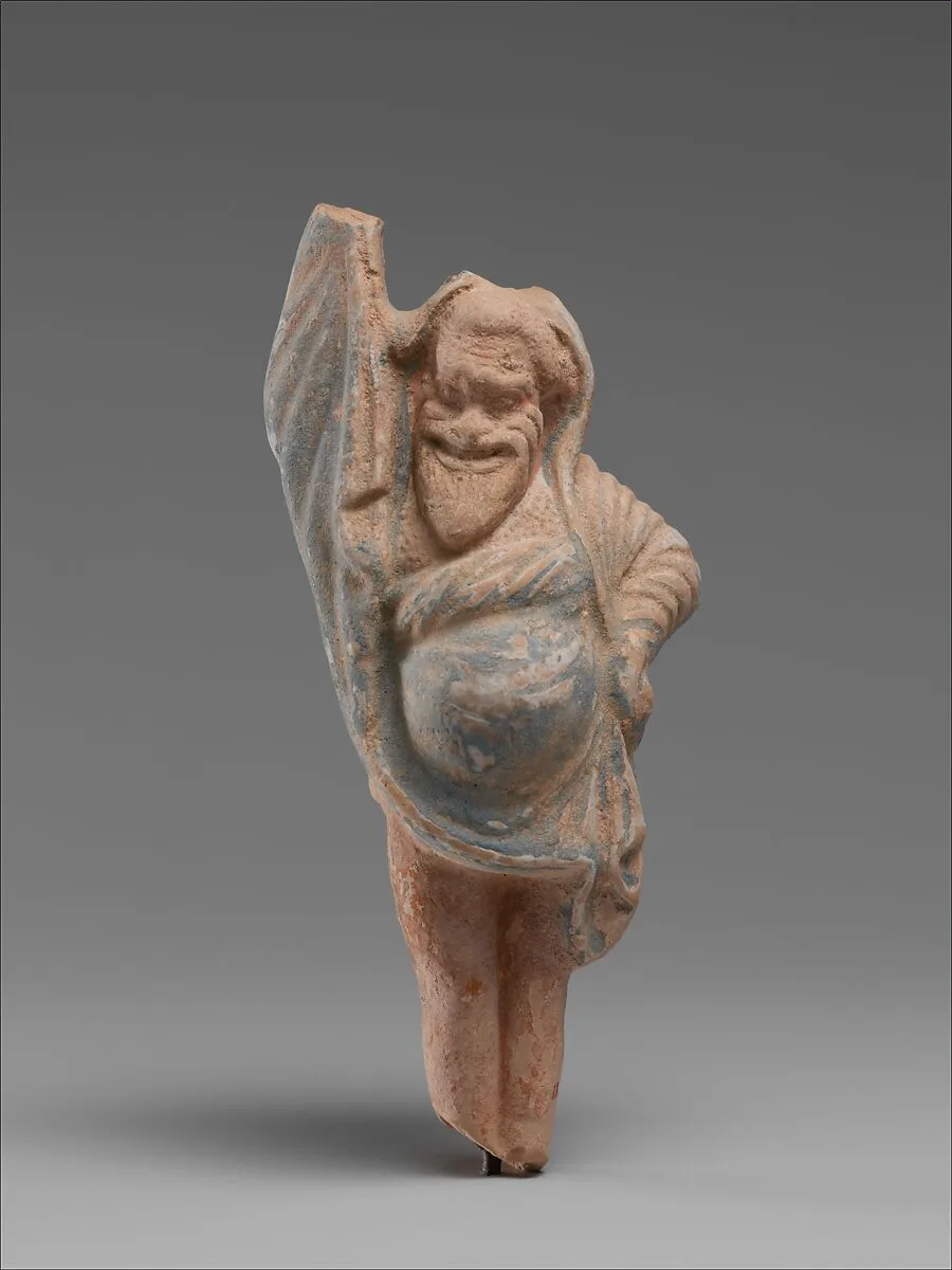 Terracotta statuette of an actor — Unknown