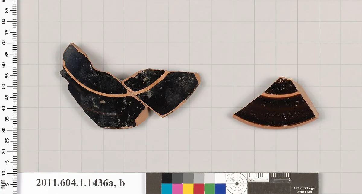 Terracotta fragments of kylikes (drinking cups) — Unknown