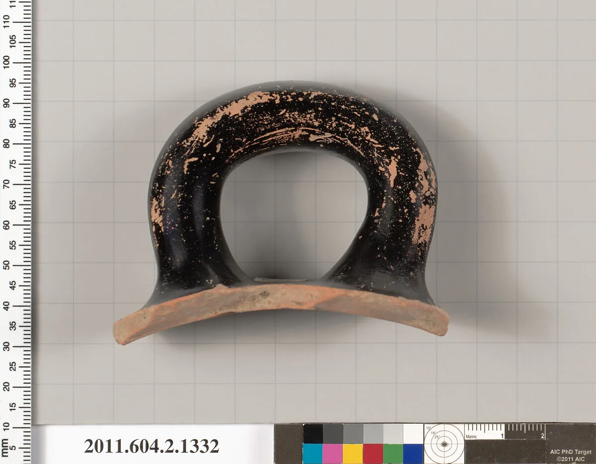 Terracotta fragment of a skyphos (deep drinking cup) — Unknown