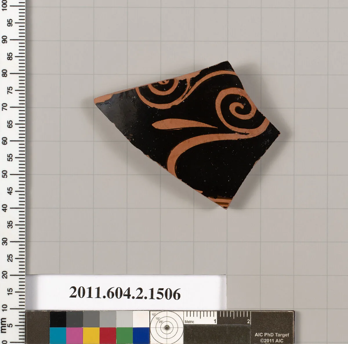 Terracotta fragment of a skyphos (deep drinking cup) — Unknown