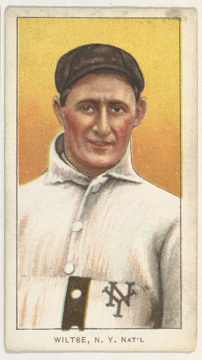 Wiltse, New York, National League, from the White Border series (T206) for the American Tobacco Company — American Tobacco Company