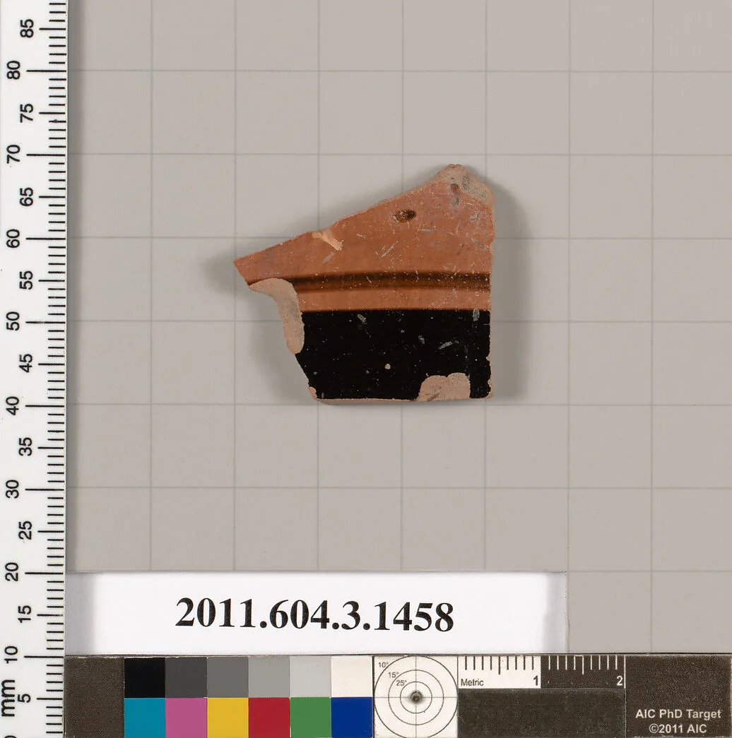 Terracotta fragment of a skyphos (deep drinking cup) — Unknown