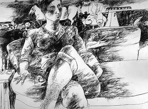 Lady On A Couch — Sidney Goodman