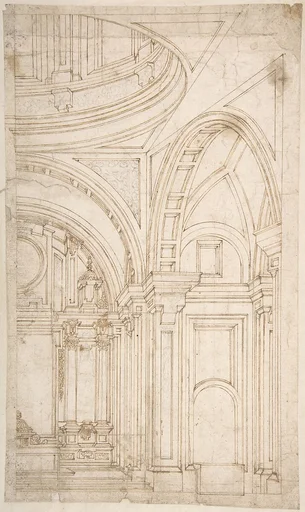Design for the Interior of the East End of a Church