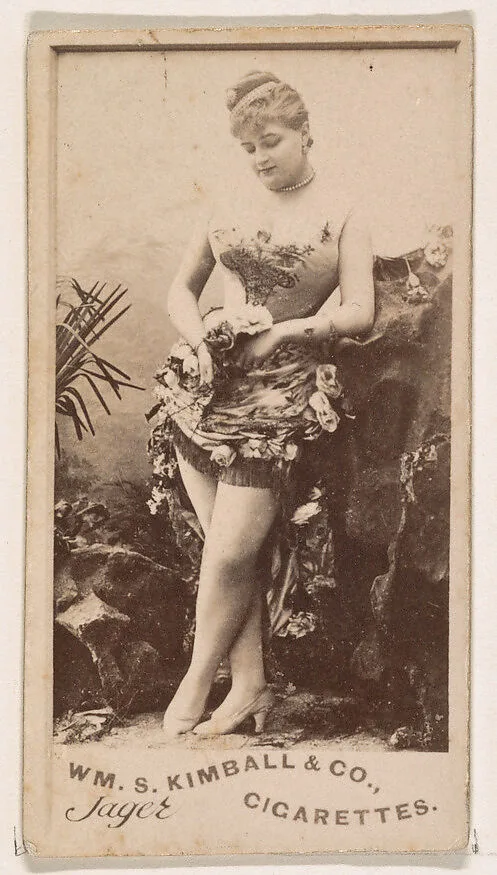 Mlle. Jager, from the Actresses series (N203) issued by Wm. S. Kimball & Co. — William S. Kimball & Company