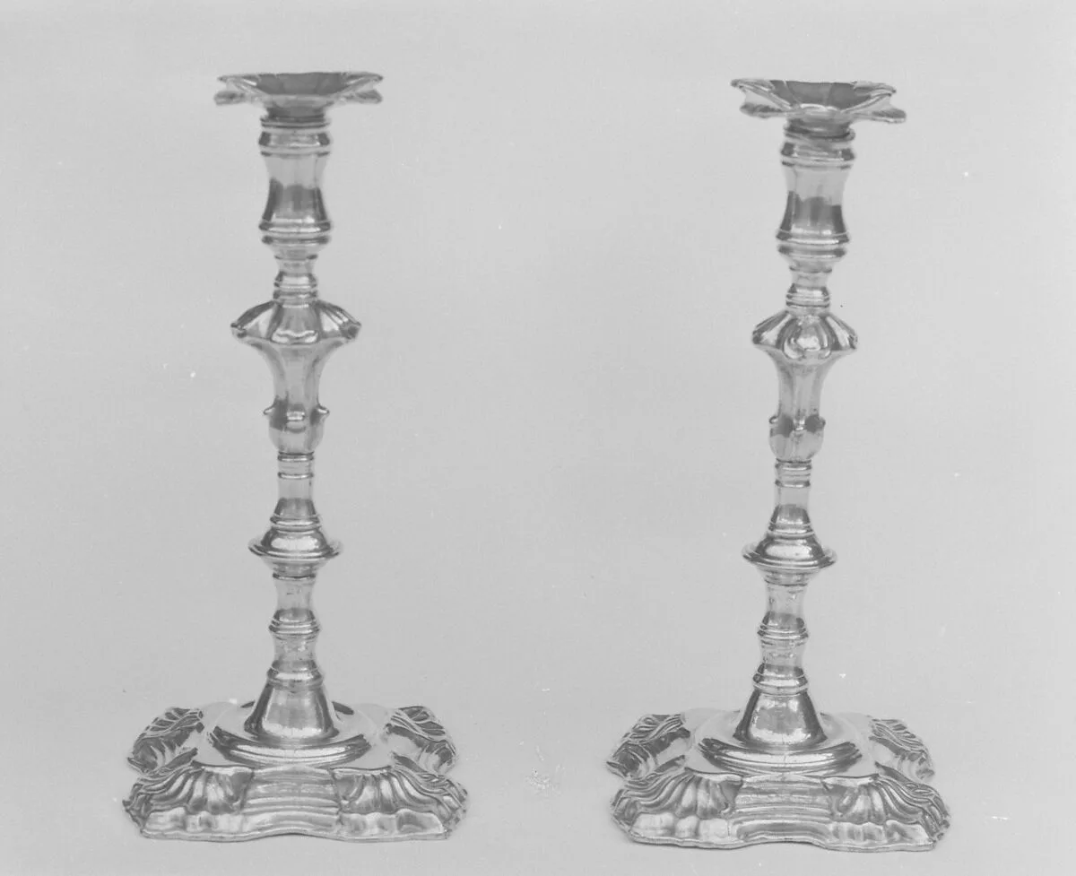 Pair of tapersticks — Unknown