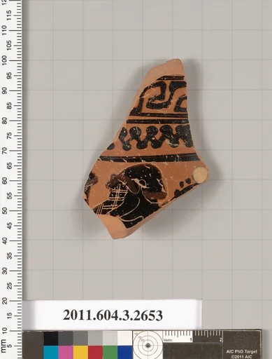Terracotta fragment of an olpe (jug)
