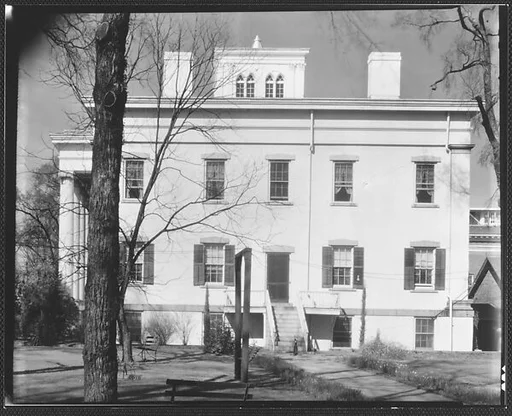 [Right Wing of Greek Revival Building, Executive Mansion, Milledgeville, Georgia]