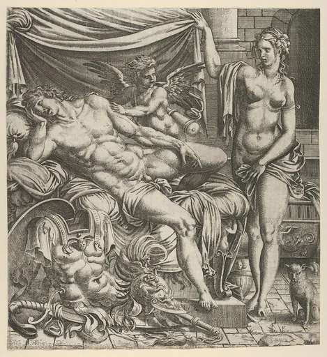 Venus Finding Mars Asleep