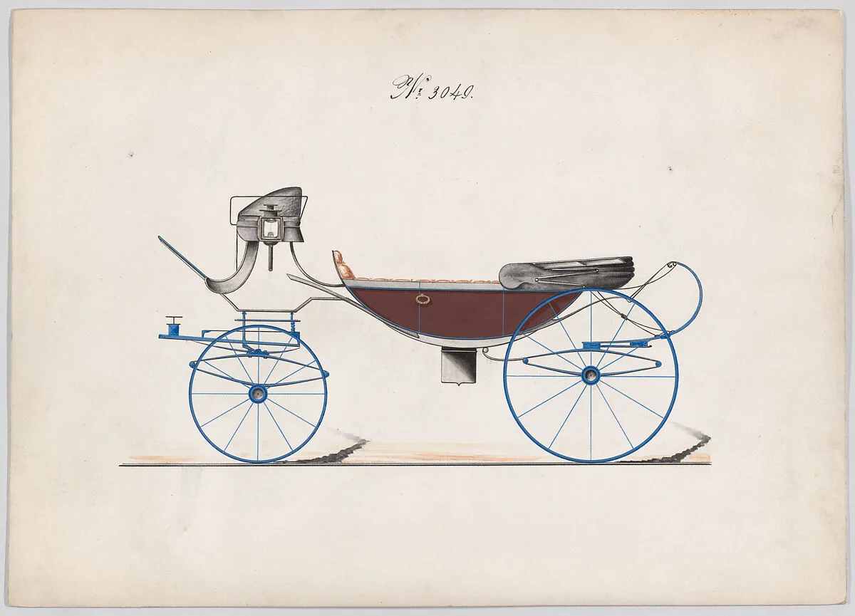 Design for Vis-à-vis, no. 3049 — Brewster & Co.