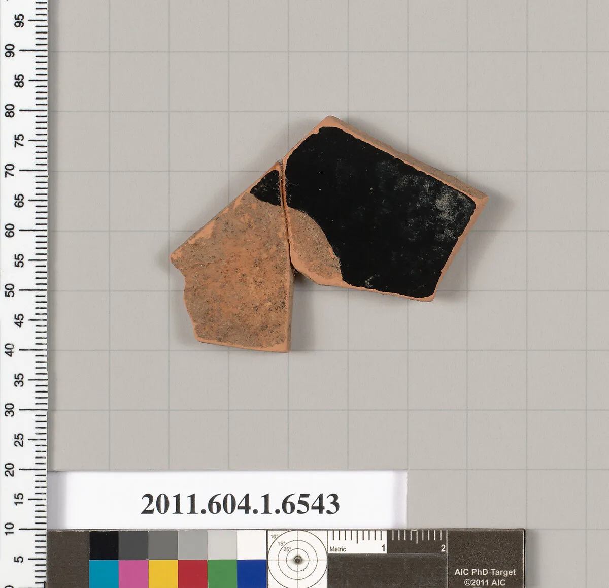 Terracotta fragment of a kylix (drinking cup) — Unknown
