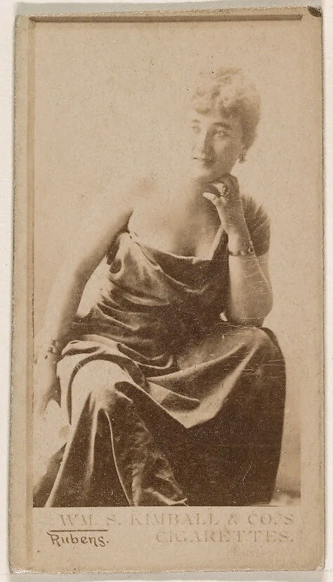 Miss Rubens, from the Actresses series (N203) issued by Wm. S. Kimball & Co. — William S. Kimball & Company