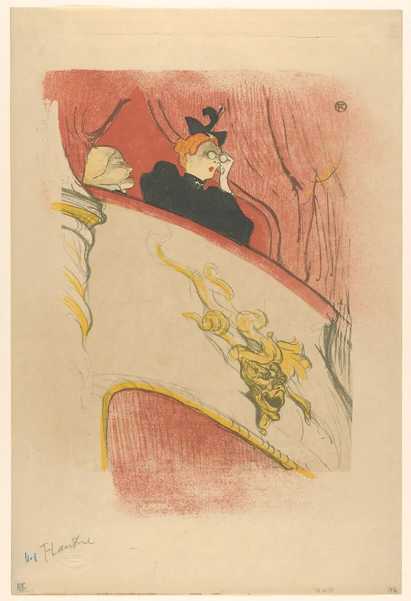 The Box with the Gilded Mask — Henri de Toulouse-Lautrec|Edouard Kleinmann|H. Stern|Edward Ancourt