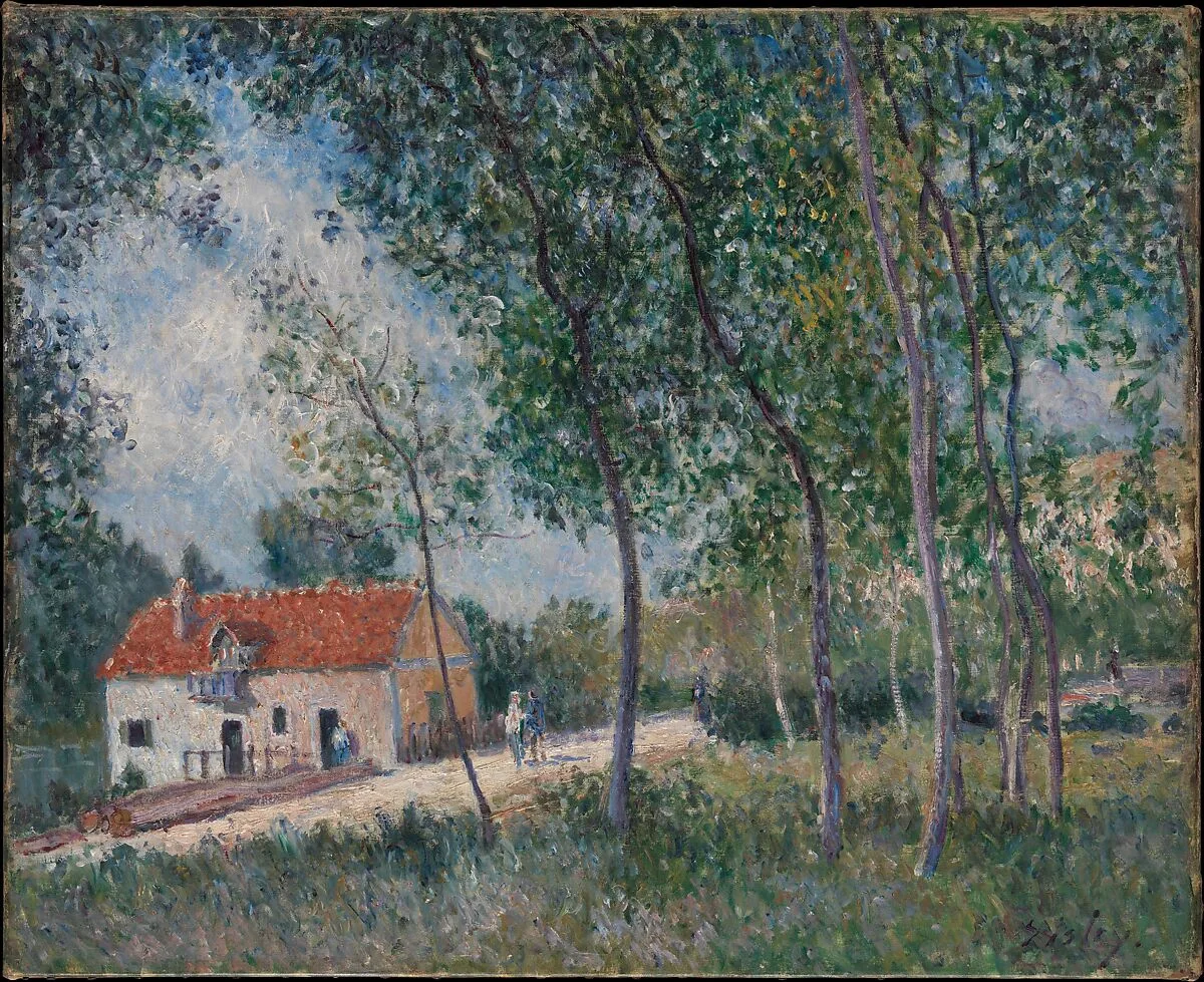 The Road from Moret to Saint-Mammès — Alfred Sisley