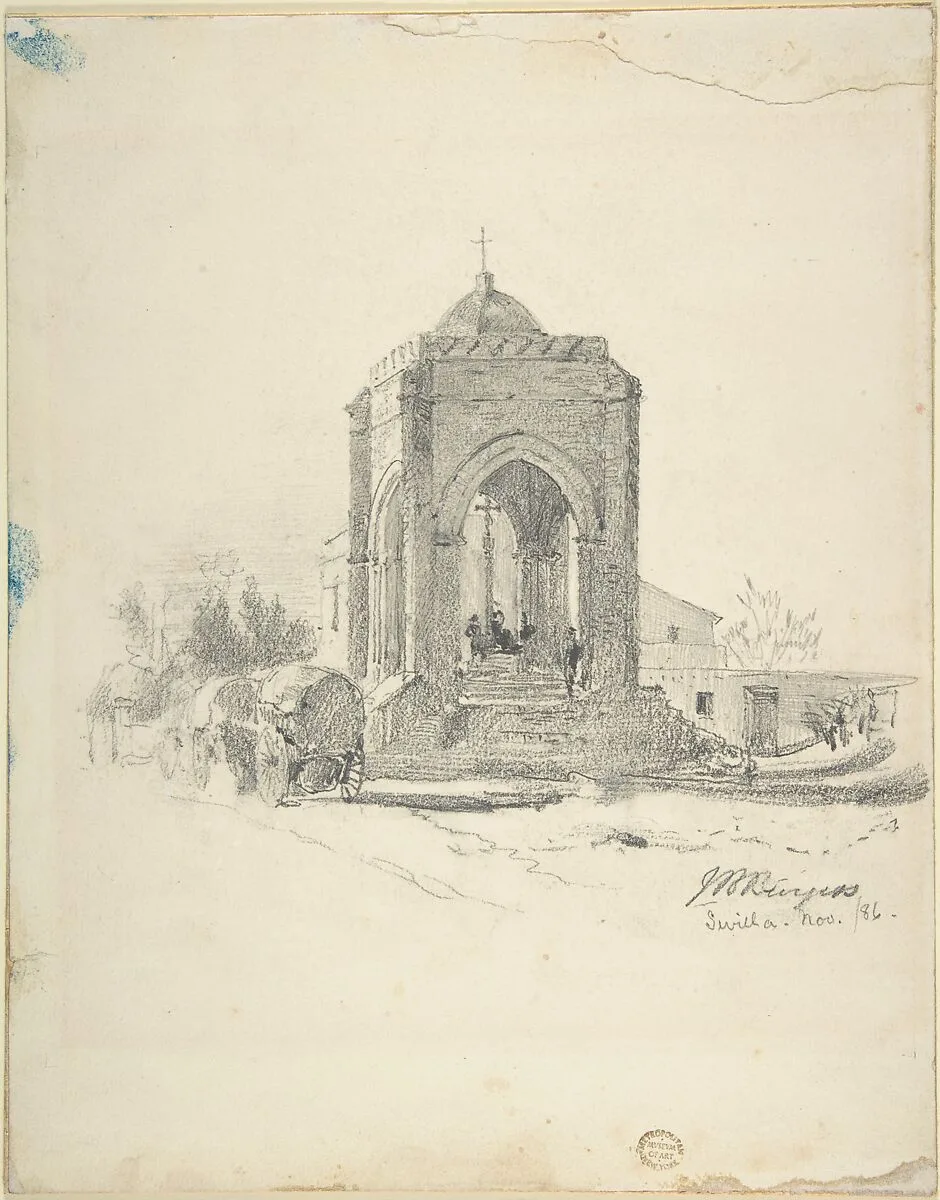 Wayside Temple Near Seville — John Bagnold Burgess