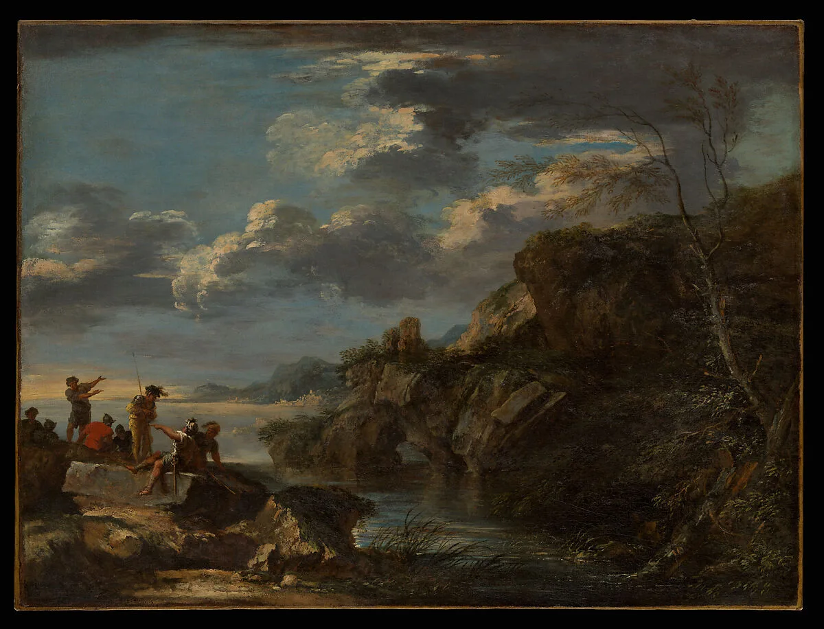 Bandits on a Rocky Coast — Salvator Rosa