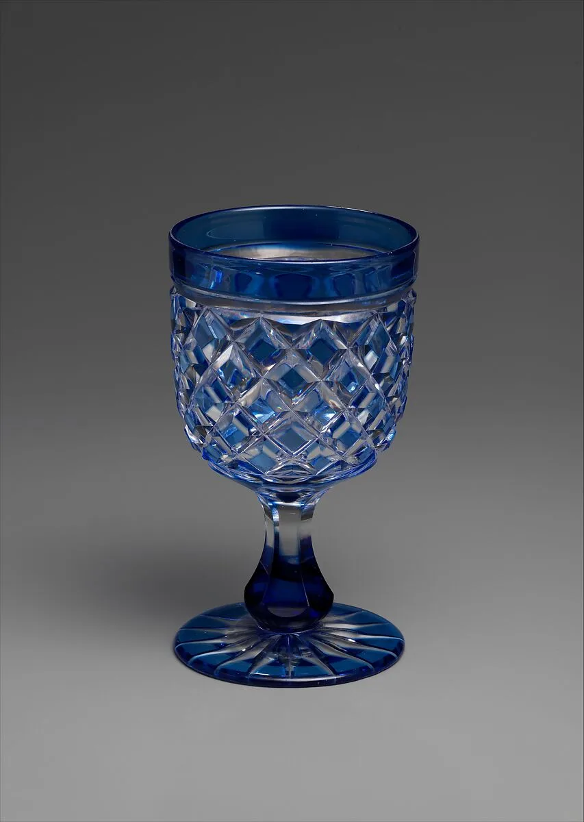 Goblet — Brooklyn Flint Glass Company|Joseph Stouvenel and Company (1851-1857)