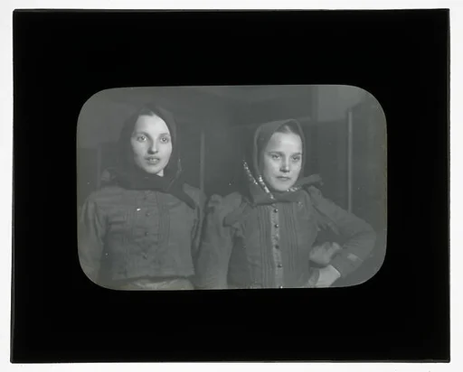 [Social Documentary Lantern Slide of New York]