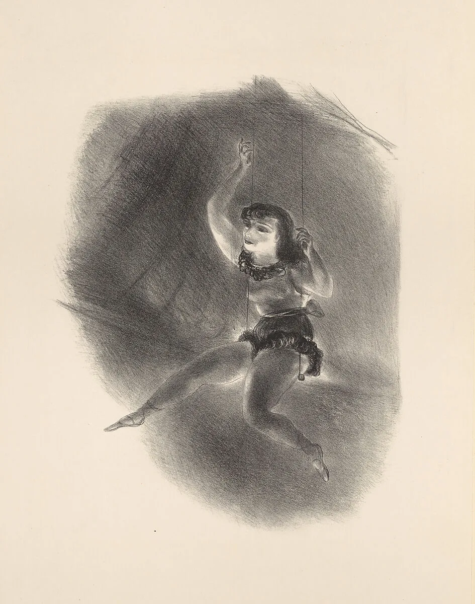 Trapeze Girl — Yasuo Kuniyoshi|WPA