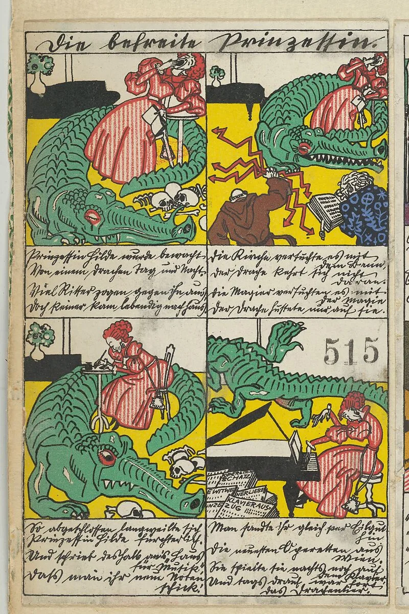 The Rescued Princess (Die befreite Prinzessin) — Moriz Jung|Wiener Werkstätte