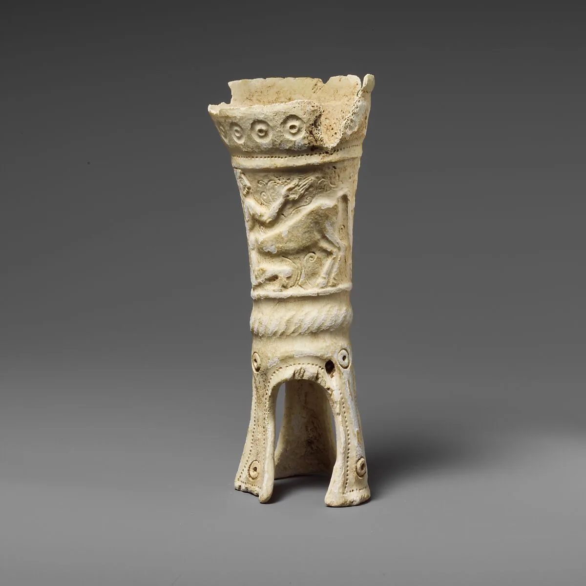 Bone stand with relief of a centaur — Unknown