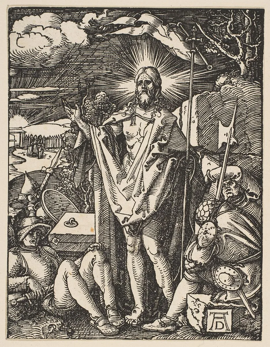 The Resurrection, from "The Little Passion" — Albrecht Dürer