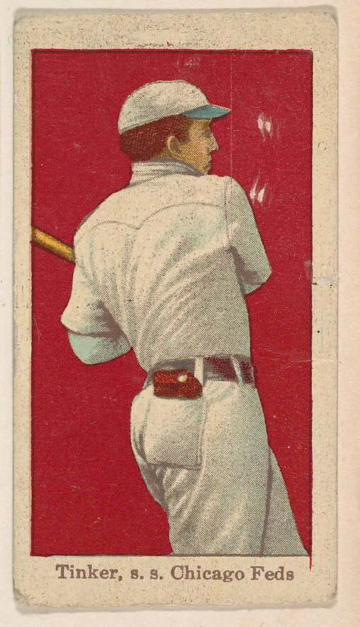 Tinker, Shortshop, Chicago, Federal League, from the Baseball Players series (D303), issued by the General Baking Company — General Baking Company