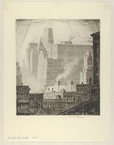 Downtown Manhattan — Albert E. Flanagan