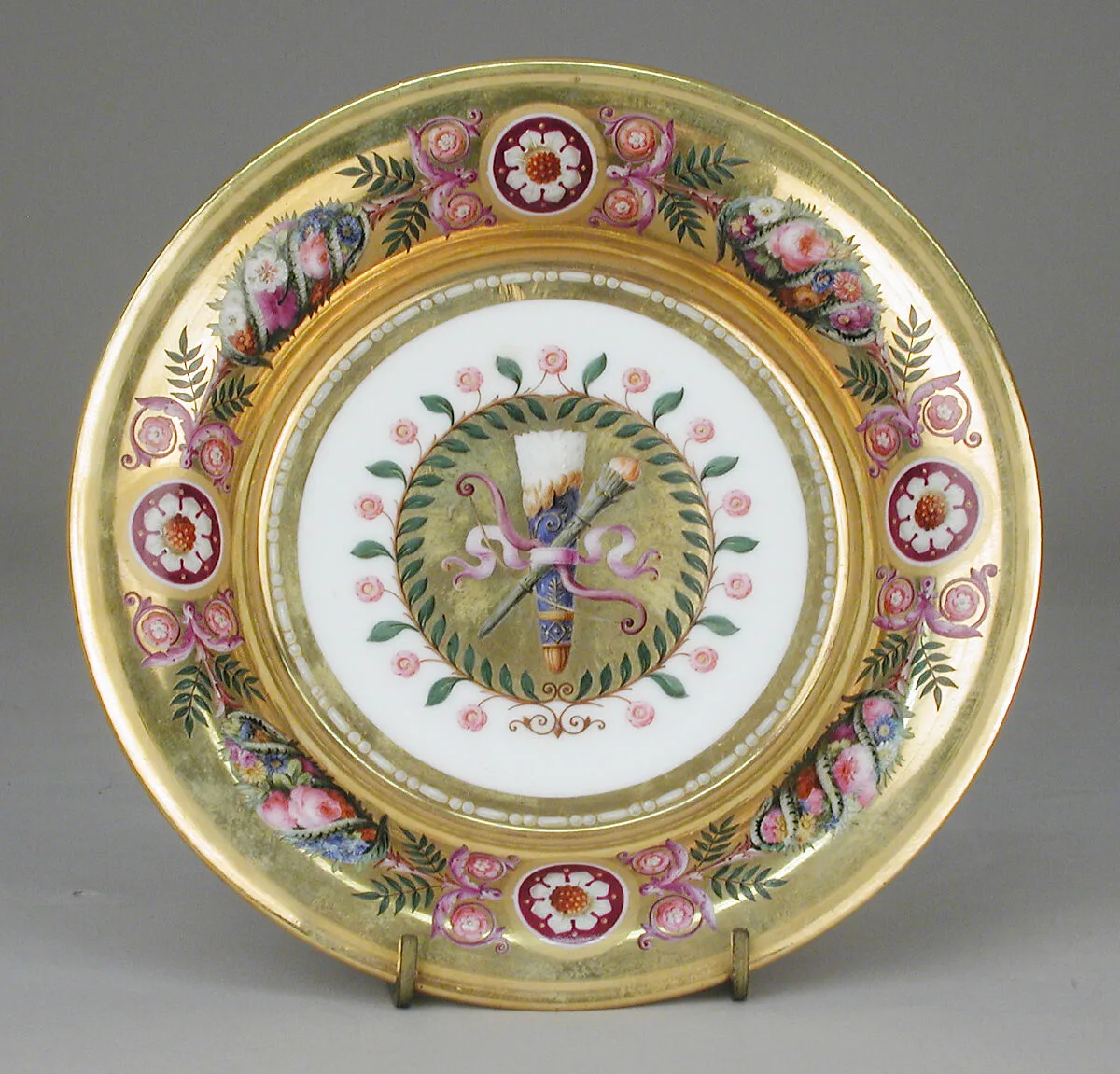 Saucer, part of Breakfast Service (déjeuner) — Sèvres Manufactory|Jacques-Nicolas Sisson (or Sinsson)