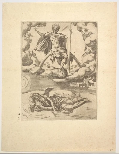 The Triumph of Divinity or Eternity from The Triumphs of Petrarch