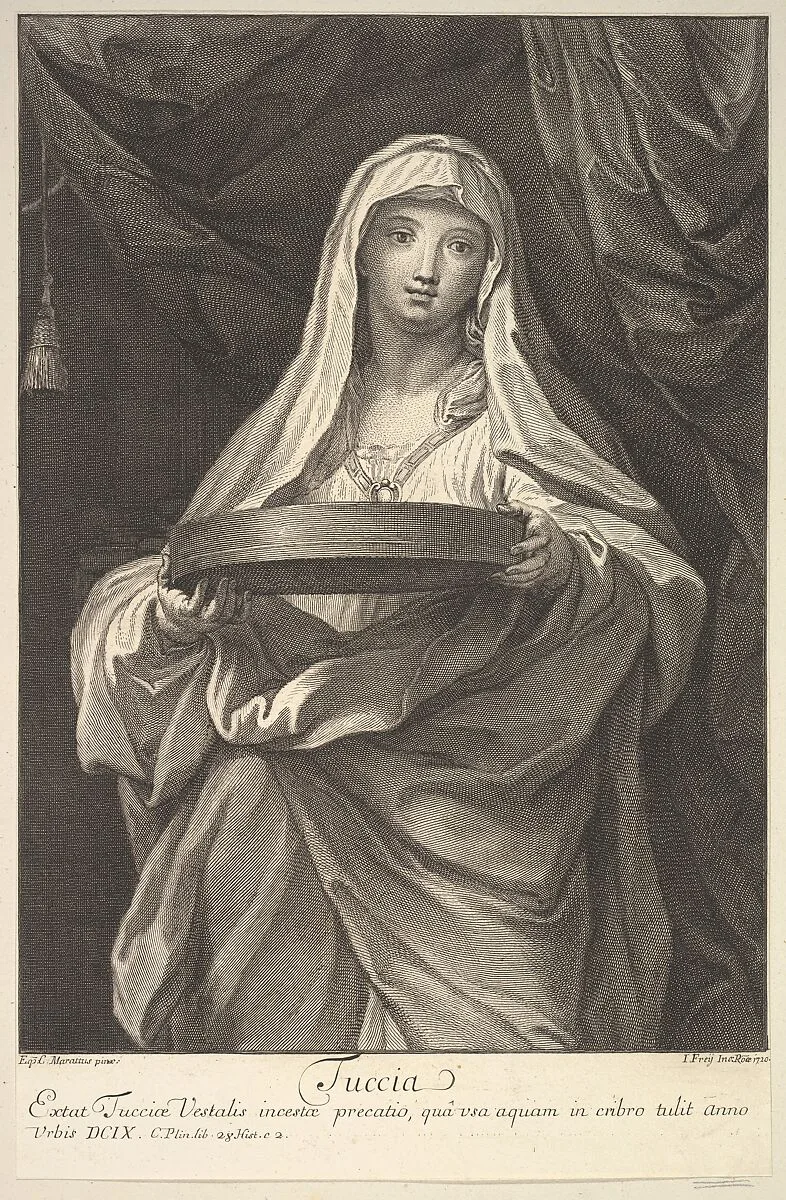 Tuccia — Carlo Maratti|Johann Jakob Frey the Elder