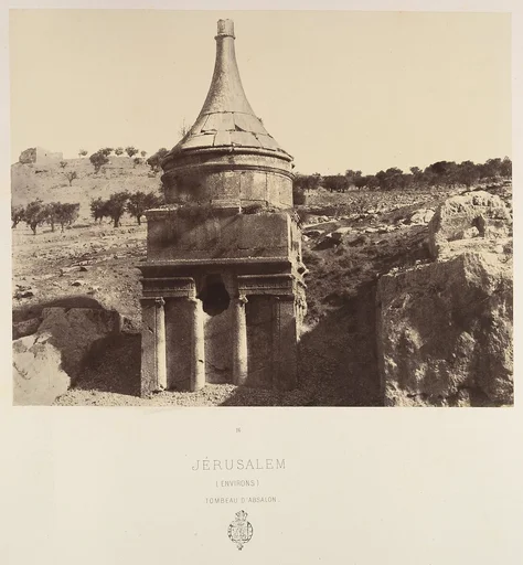 Jérusalem. (Environs) Tombeau d'Absalon