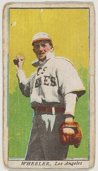 Wheeler, Los Angeles, from the "Obak Baseball Players" set (T212), issued by the American Tobacco Company to promote Obak Mouthpiece Cigarettes — American Tobacco Company