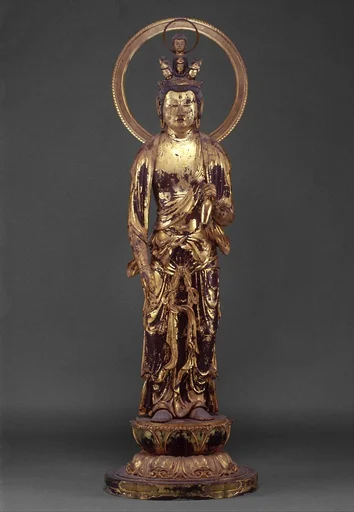 十一面観音立像 (Jūichimen Kannon ryūzō)|Jūichimen Kannon, the Bodhisattva of Compassion with Eleven Heads (Avalokiteshvara)
